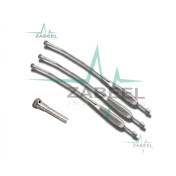 3pcs Long Suction Tubes 45cm | Thoracic VAT Surgery Set | Reusable Aspirator By ZaBeel Industries