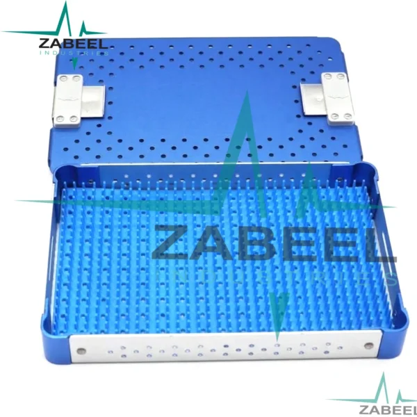 1pcs Sterilization Tray Case Box Ophthalmic Aluminum Disinfection Box 23x15x3cm By ZaBeel Industries