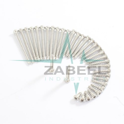 4.5mm Cortical Cortex Screws Small Fragment Self Tapping Set 210 PCs Ortho Vet ZOS-1008